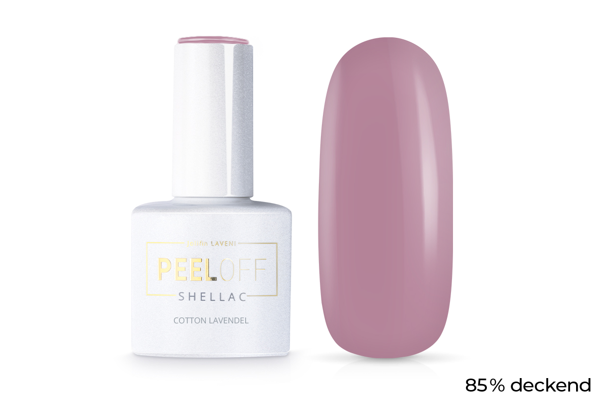 Jolifin LAVENI Shellac PeelOff - cotton lavender 10ml