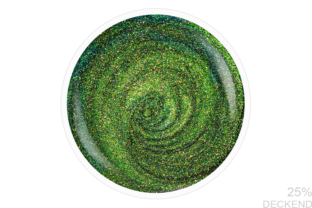 Jolifin LAVENI Shellac - Cat-Eye 9D FlipFlop smaragd & green 10ml