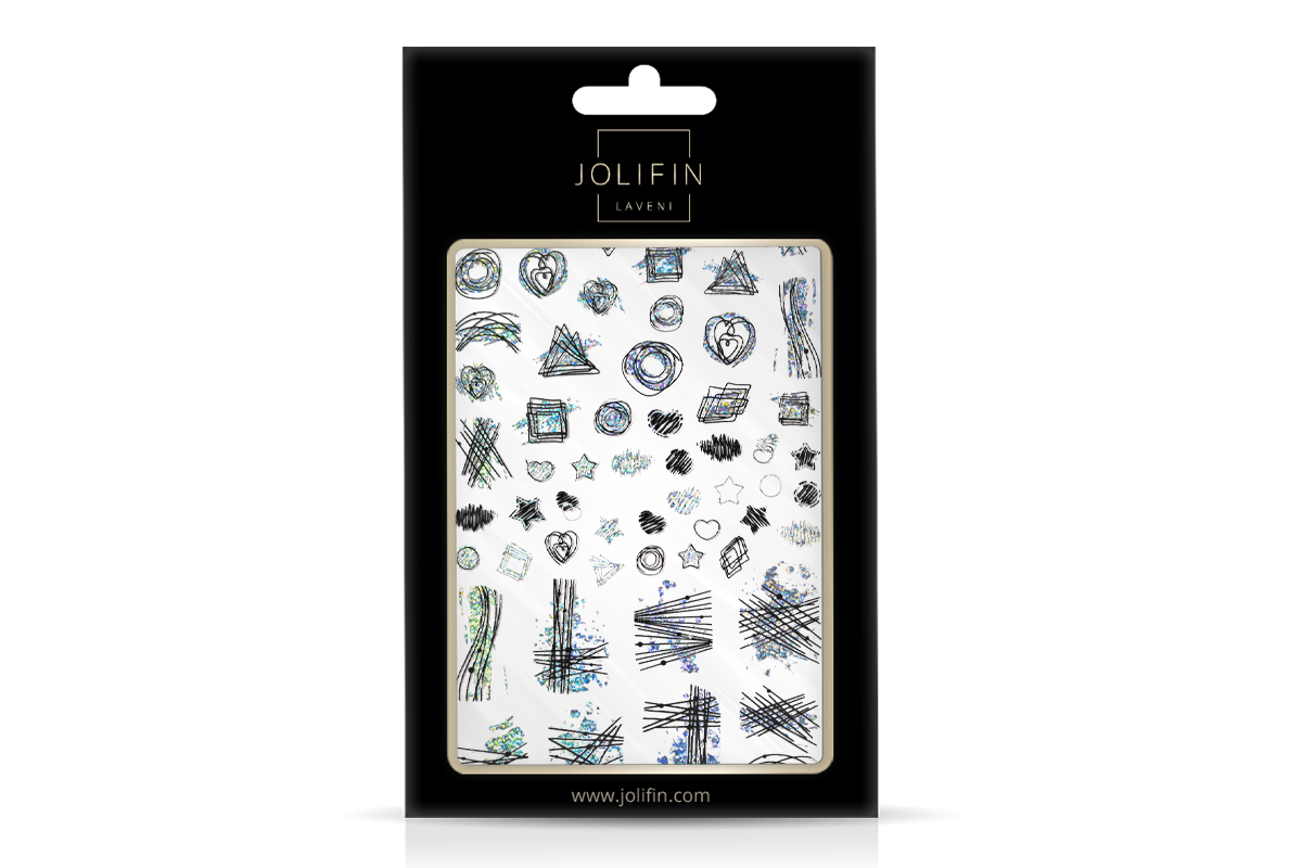 Jolifin LAVENI XL Sticker - Silver 16