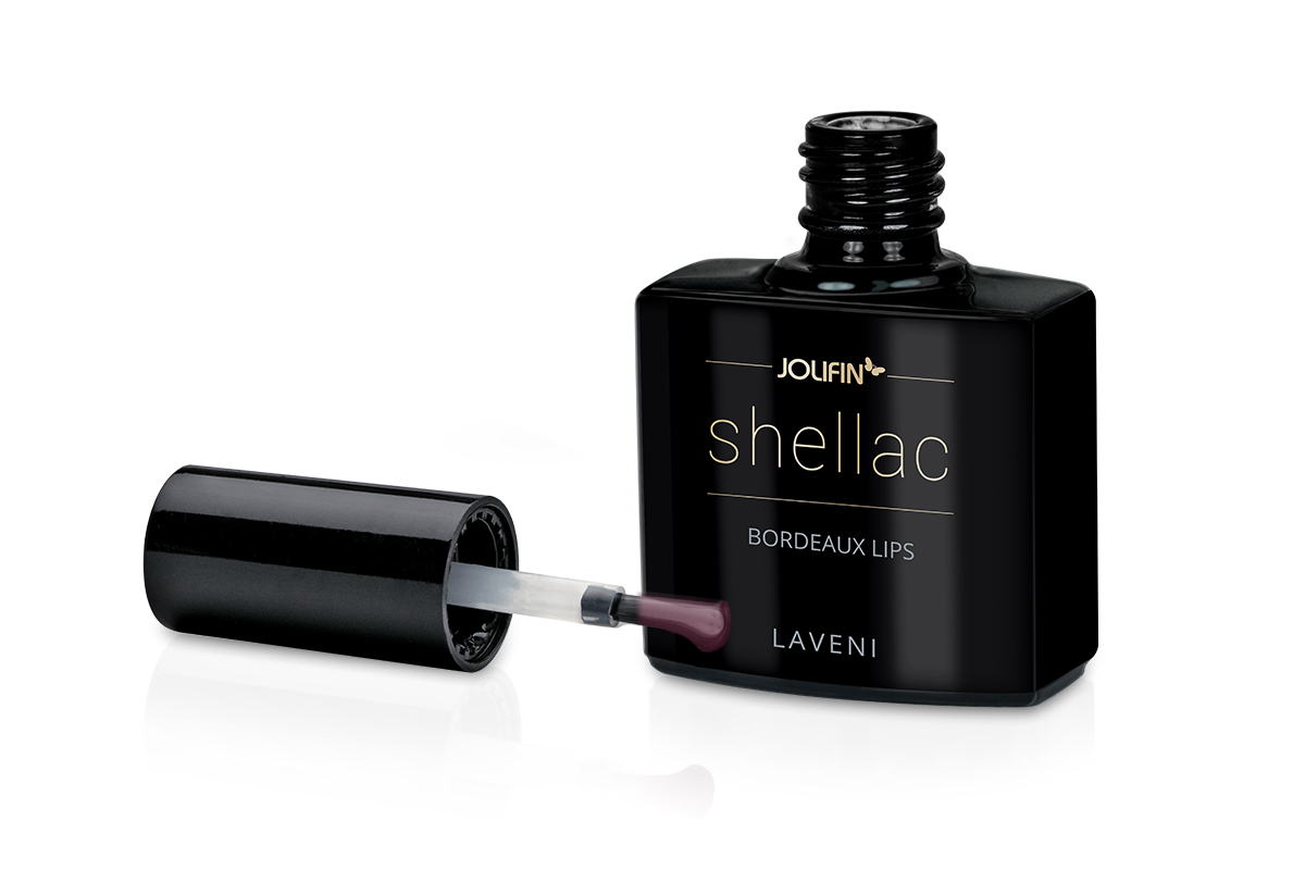 Jolifin LAVENI Shellac - bordeaux lips 10ml