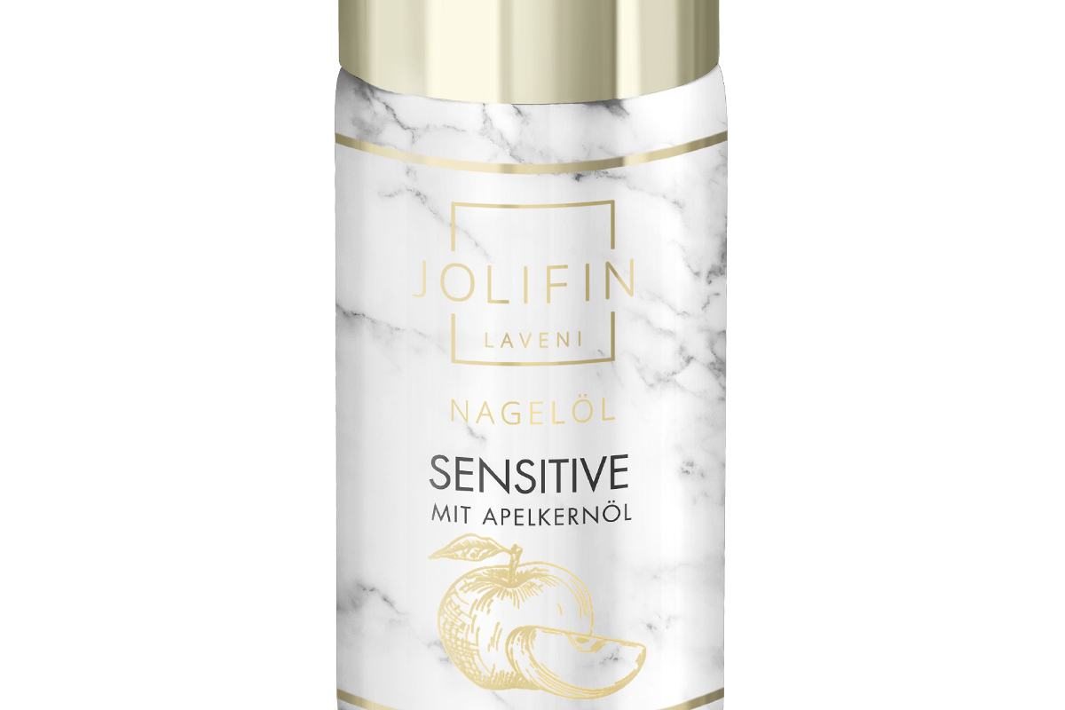 Jolifin LAVENI PRO Nagelöl - sensitive mit Apfelkernöl 10ml