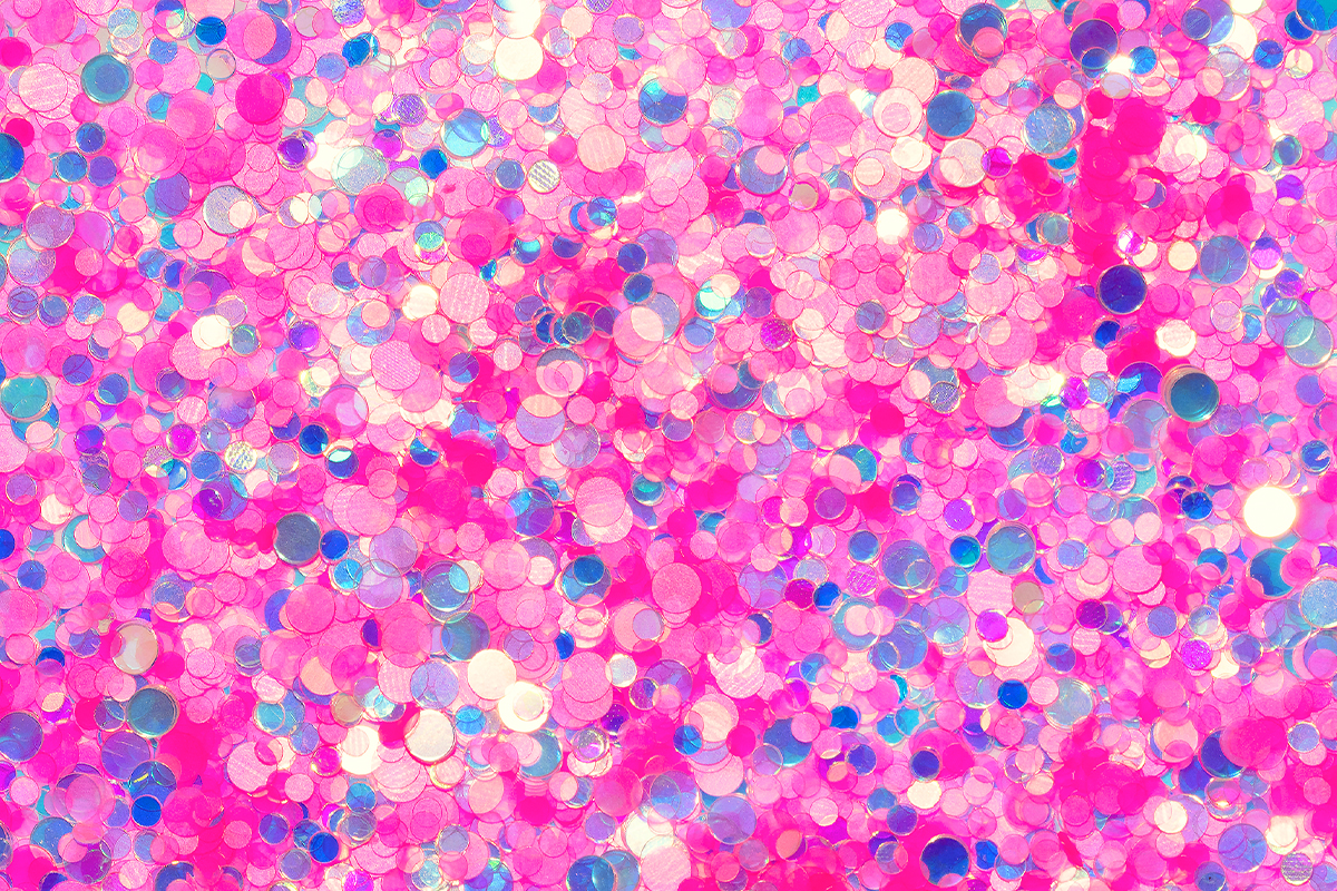Jolifin Pailletten Mix - neon-pink