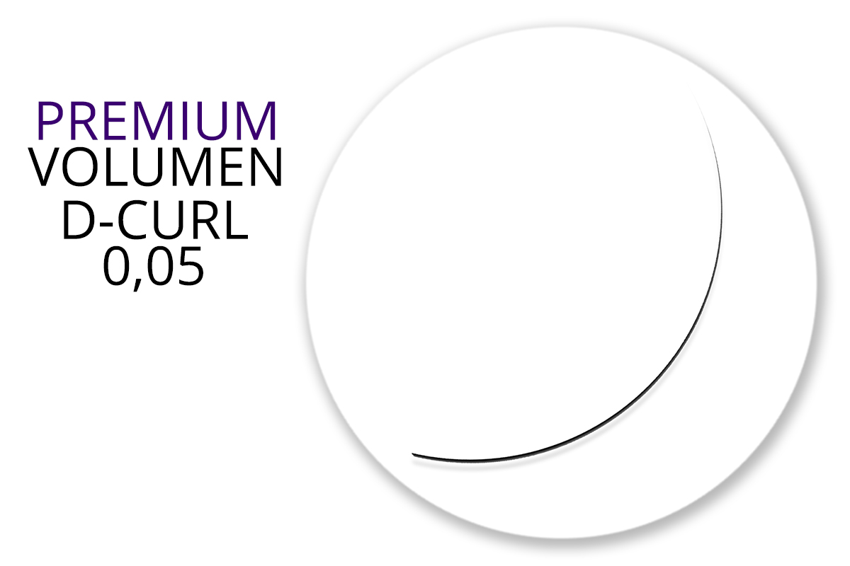 Jolifin Lashes - Premium MixBox - Volumen D-Curl 0,05