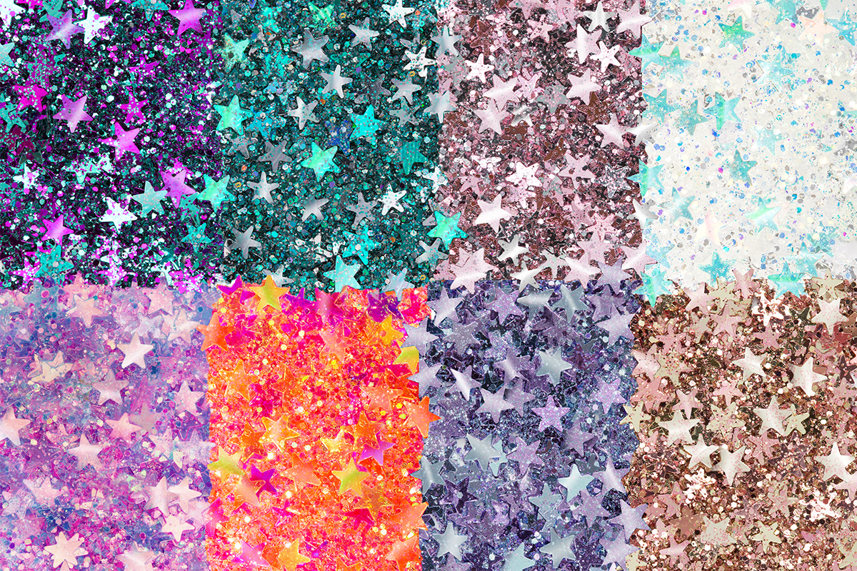 Jolifin Glitter Stars Set