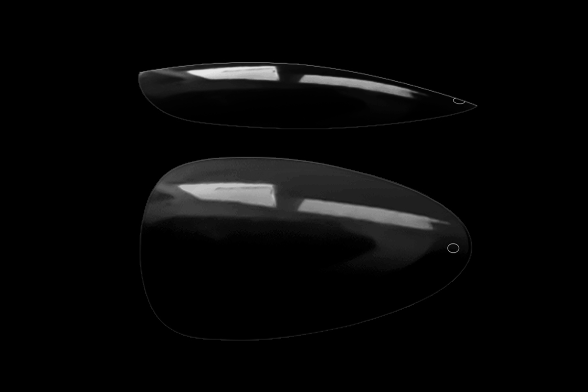 Jolifin 120er Tipbox Press-On ovale Mandel