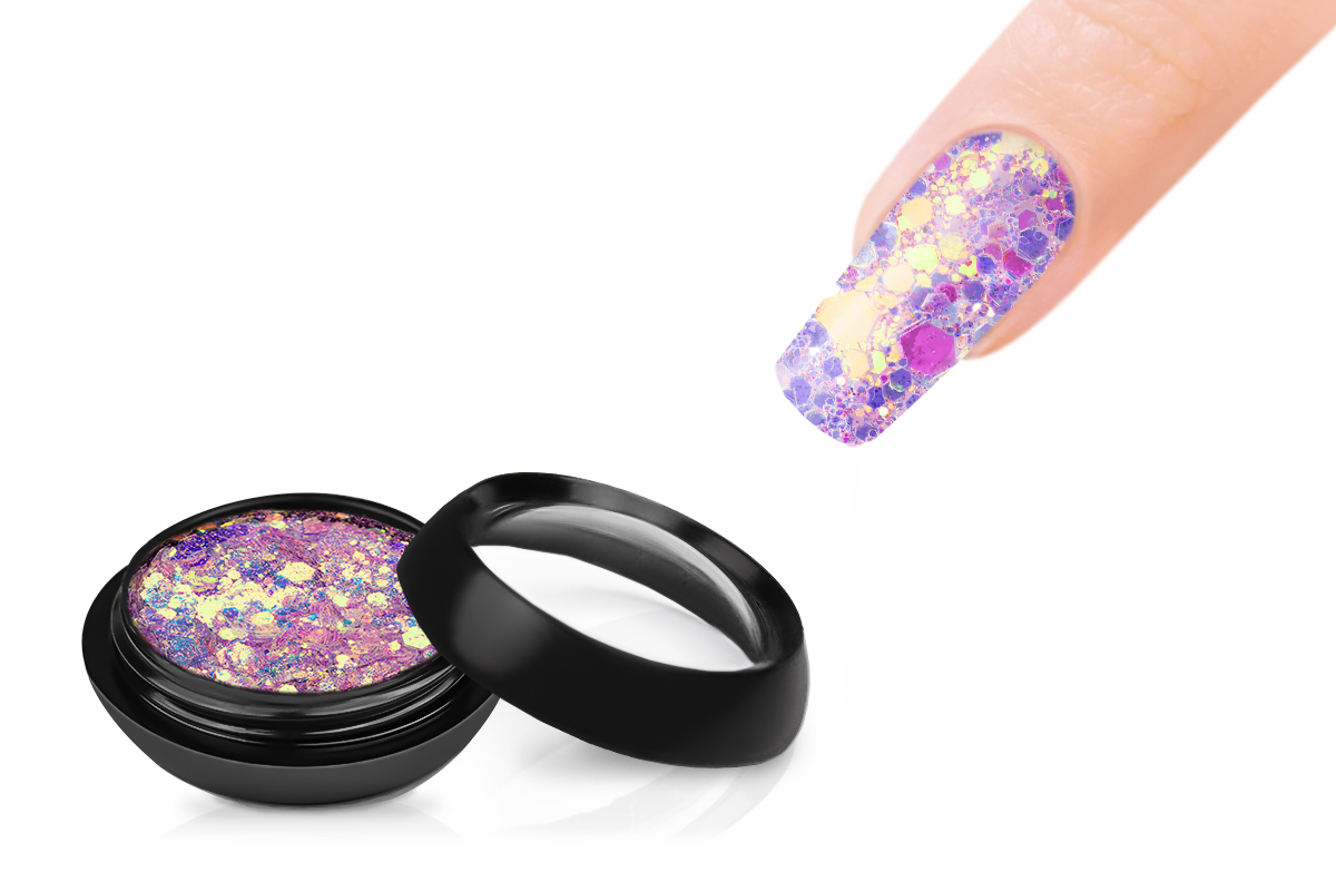 Jolifin LAVENI Mermaid Glitter - magenta sunrise