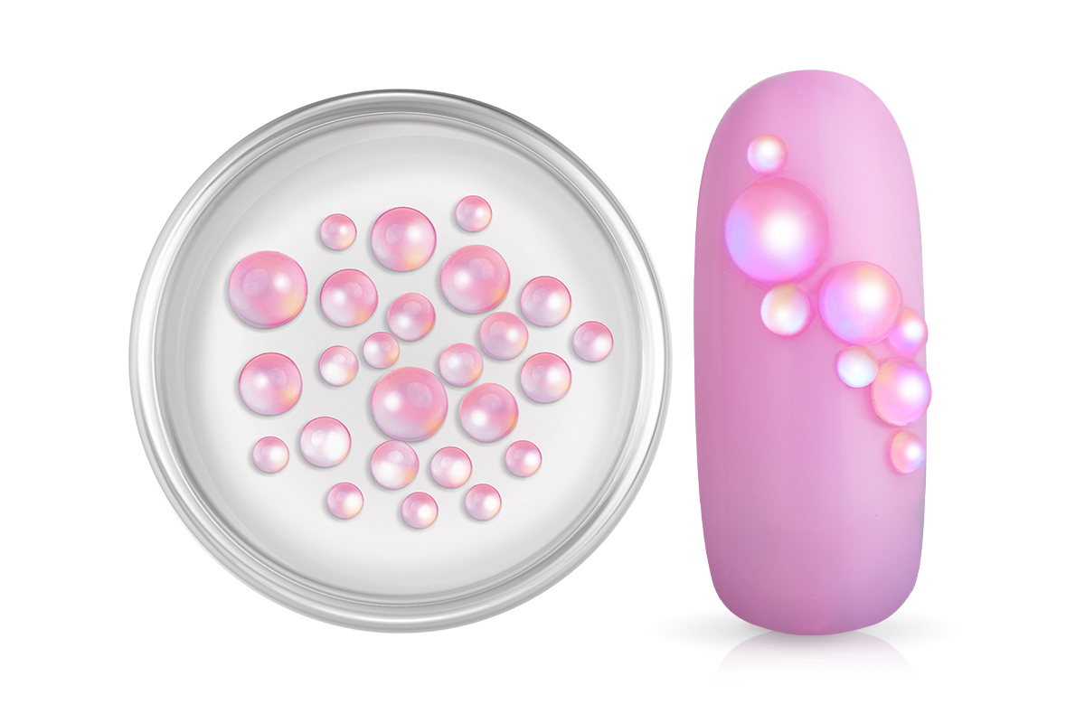 Jolifin Halbperlen - Bubbles pink