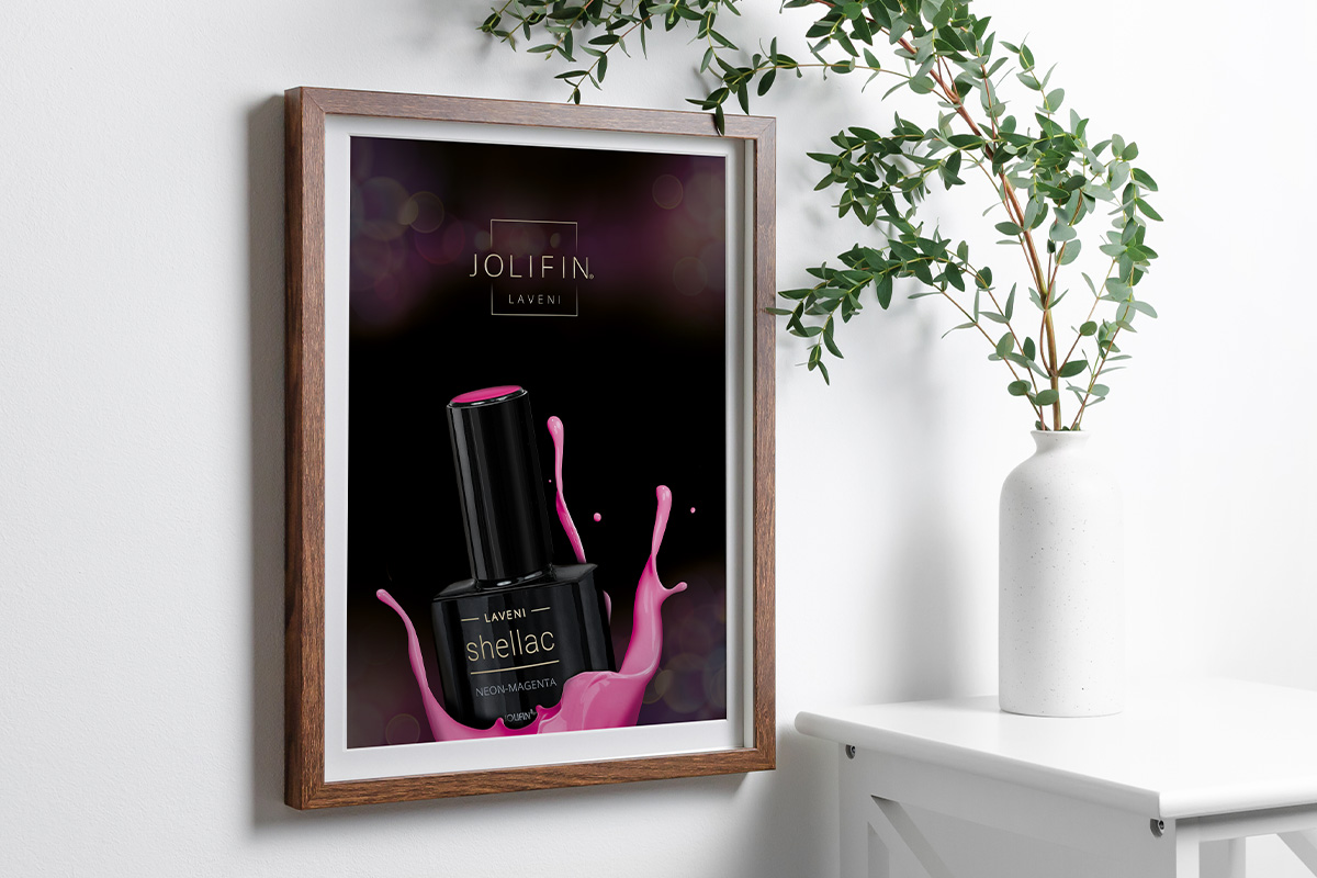 Jolifin LAVENI Shellac - Poster Farbklecks (DIN A2)