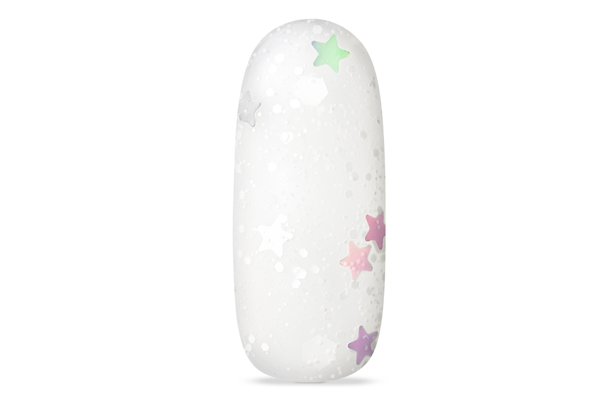 Jolifin LAVENI Shellac - Top-Coat super matt ohne Schwitzschicht snow flurry 10ml