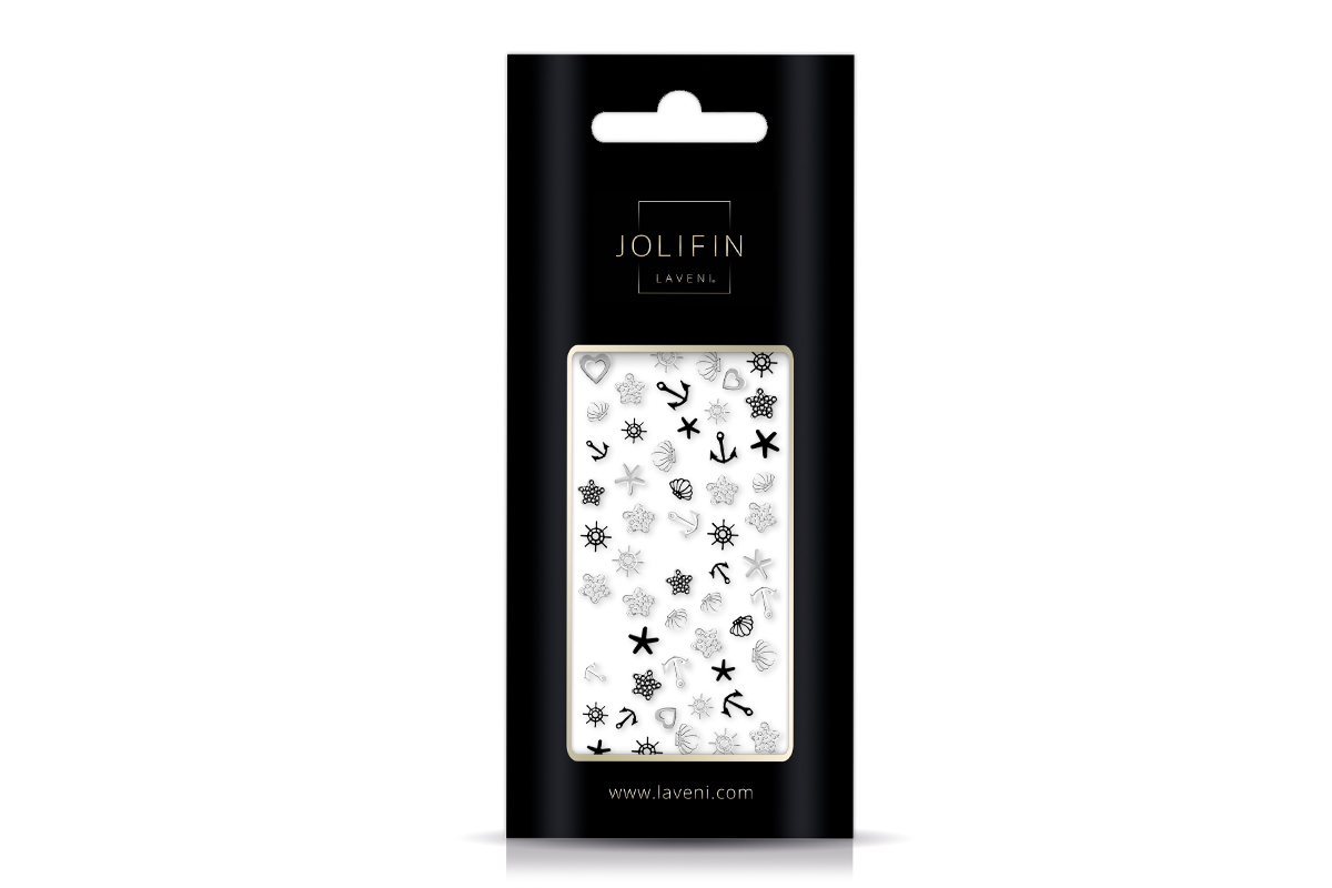 Jolifin LAVENI Long Sticker - silver