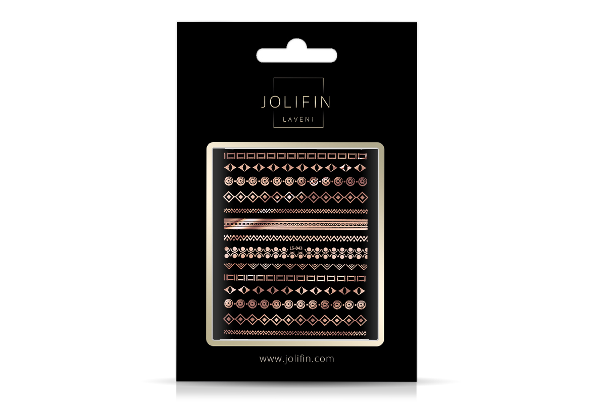 Jolifin LAVENI XL Sticker - Rosé-Gold Nr. 11