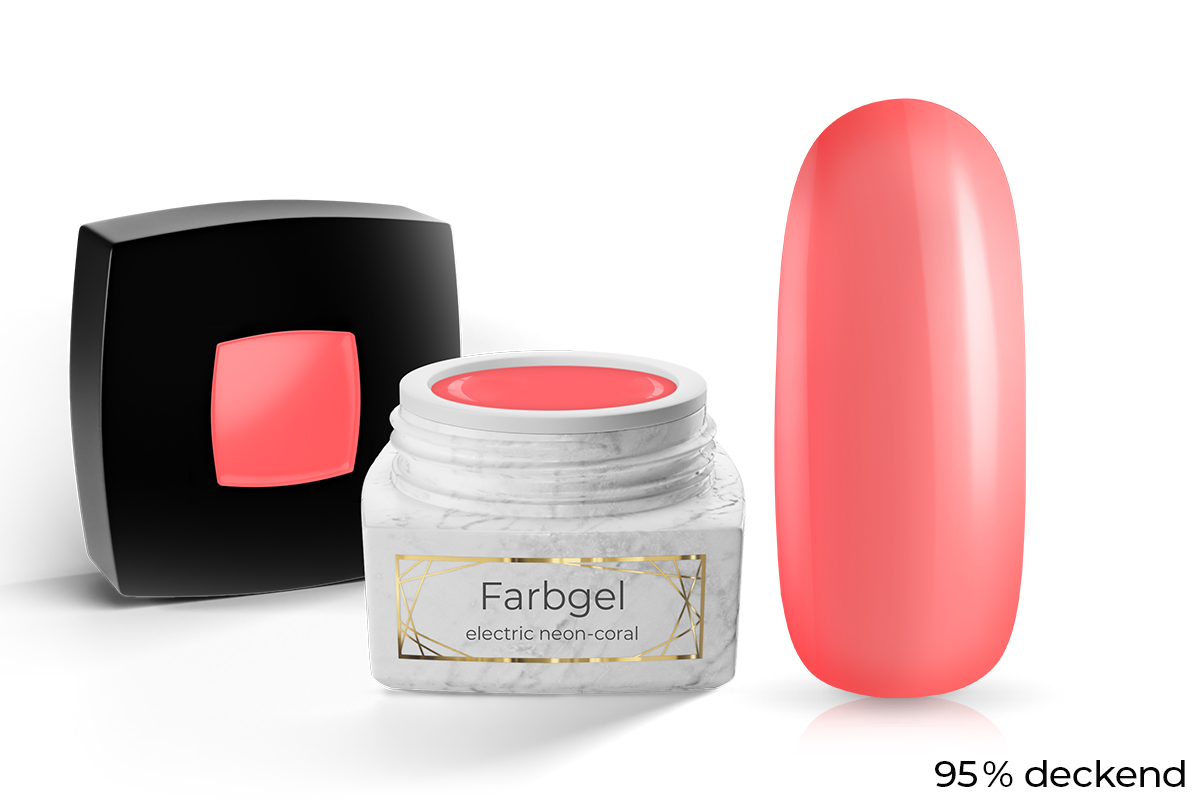 Jolifin LAVENI PRO colour gel - electric neon-coral 5ml