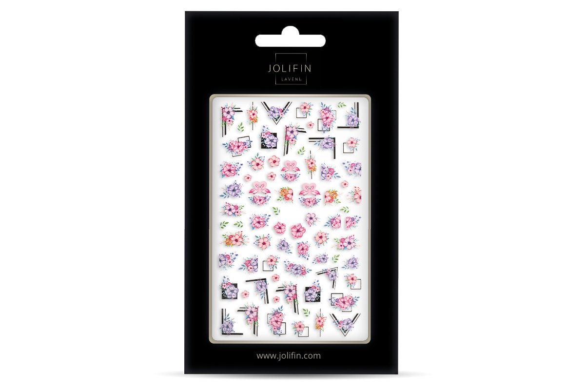 Jolifin LAVENI XL Sticker - Flowers 15