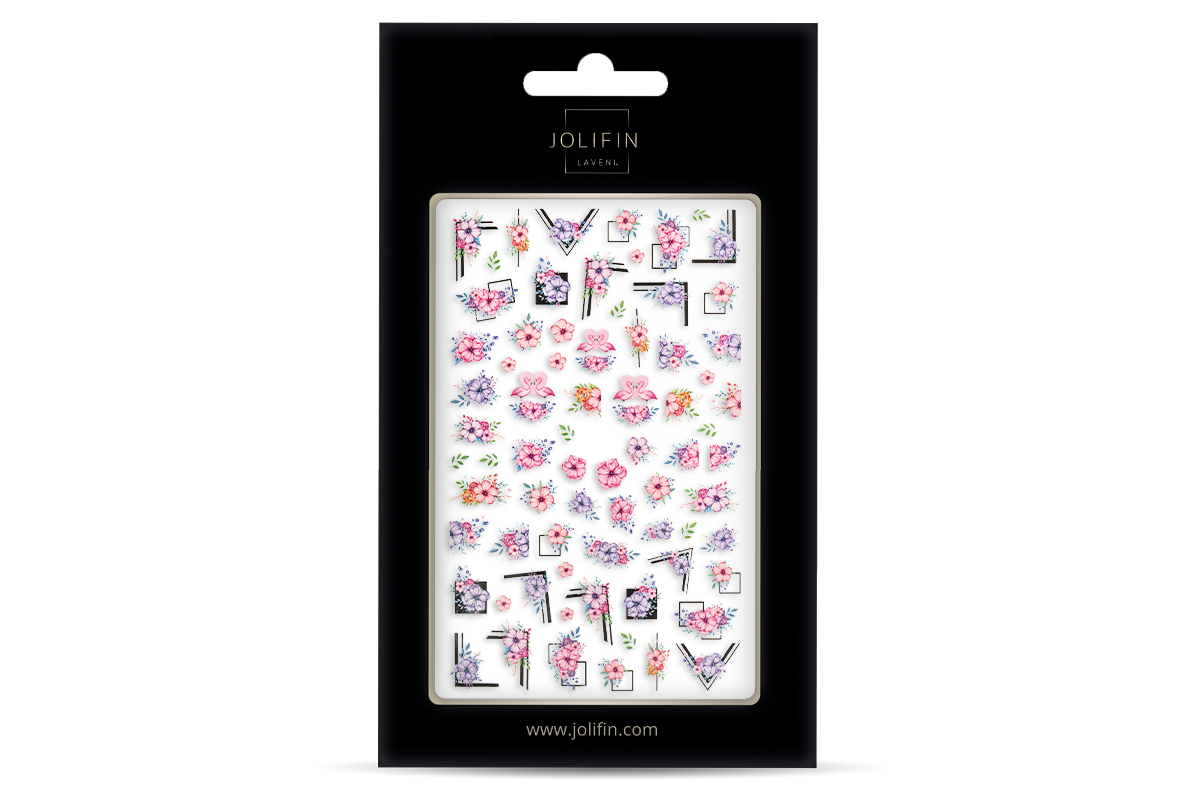 Jolifin LAVENI XL Sticker - Flowers 15