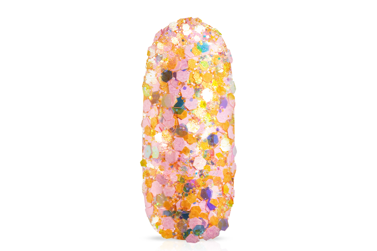 Jolifin Candy Glitter - peach mango