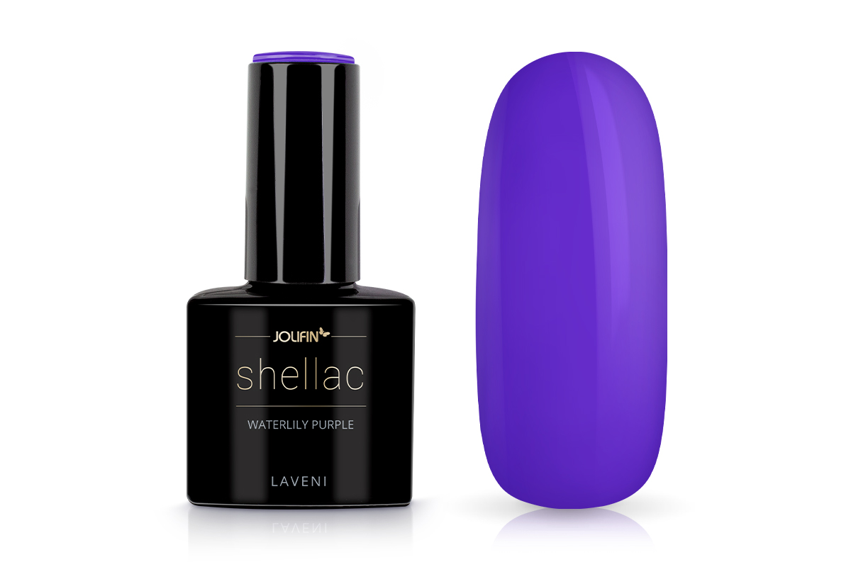 Jolifin LAVENI Shellac - waterlily purple 10ml