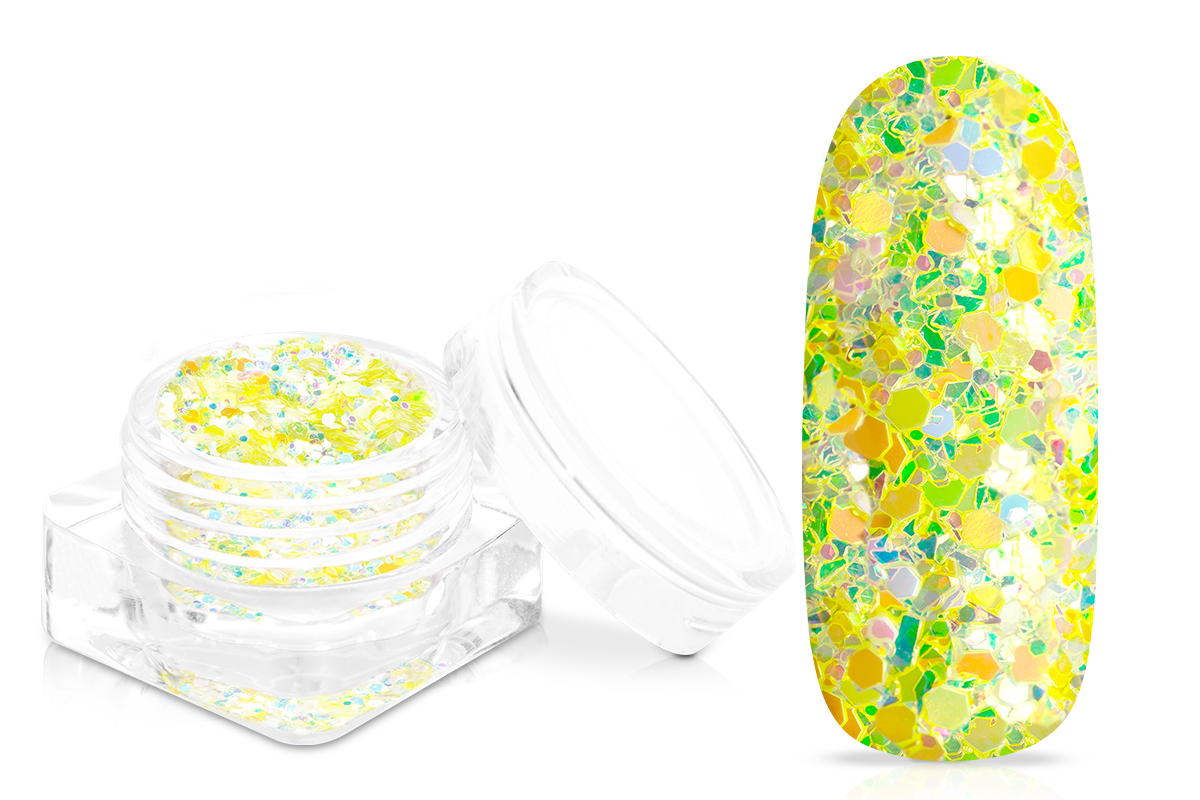 Jolifin Candy Glitter - sour lemon