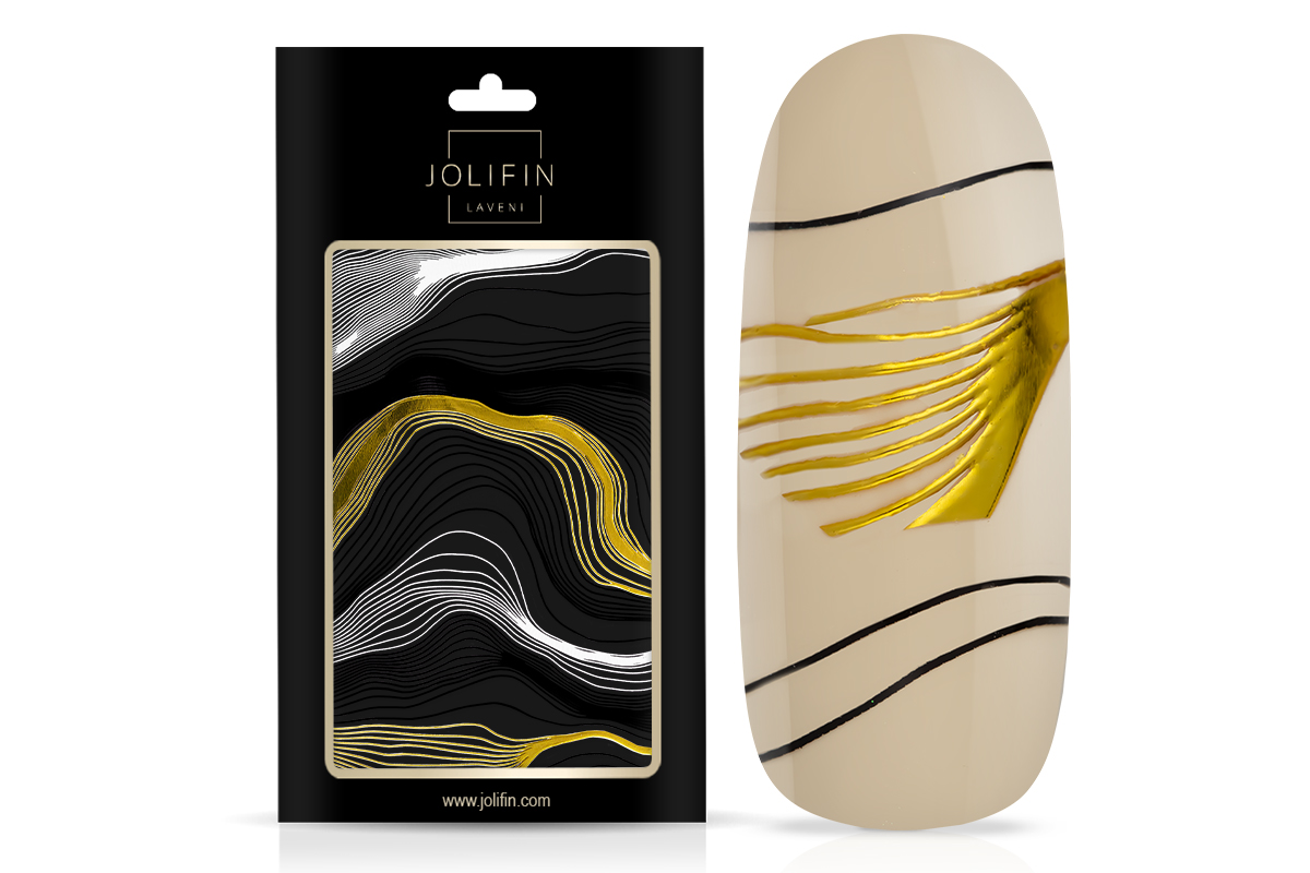 Jolifin LAVENI XL Sticker - black & white Nr. 6