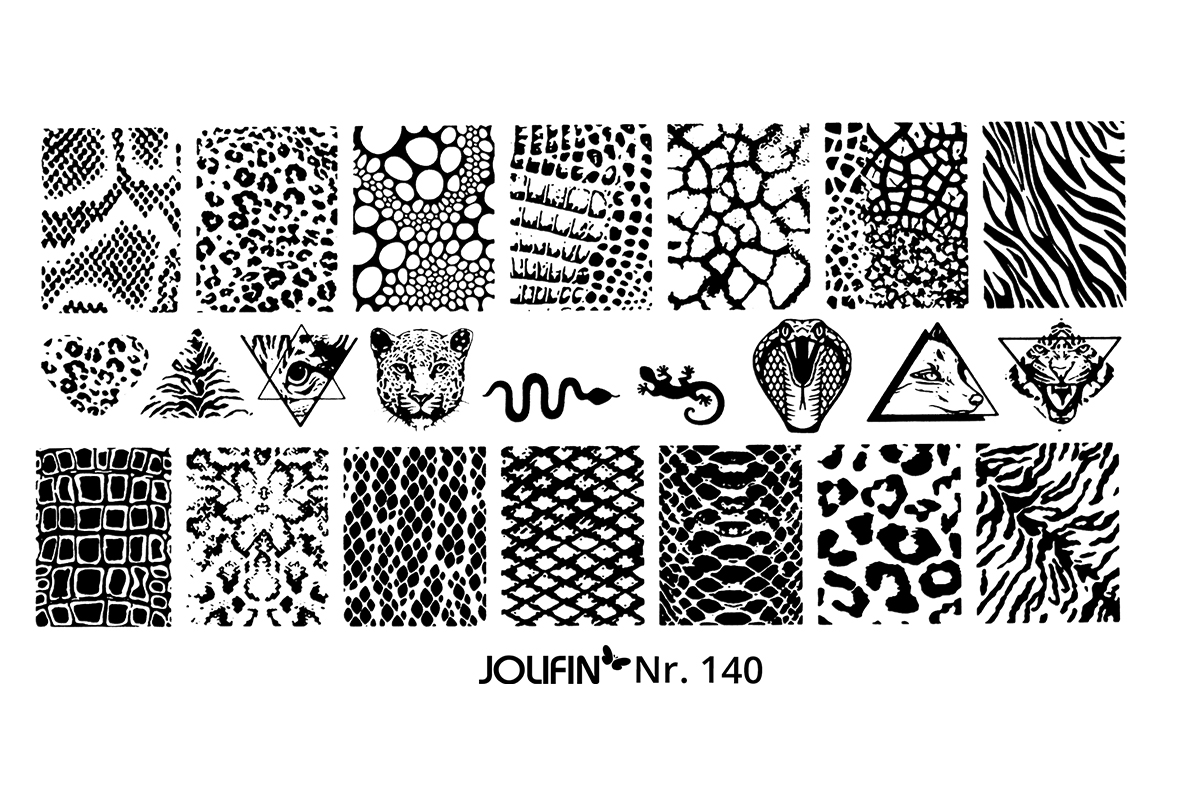 Jolifin Stamping-Schablone Nr. 140