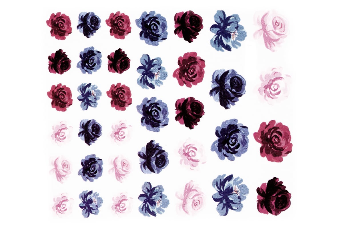 Jolifin LAVENI XL Sticker - Flowers Nr. 28