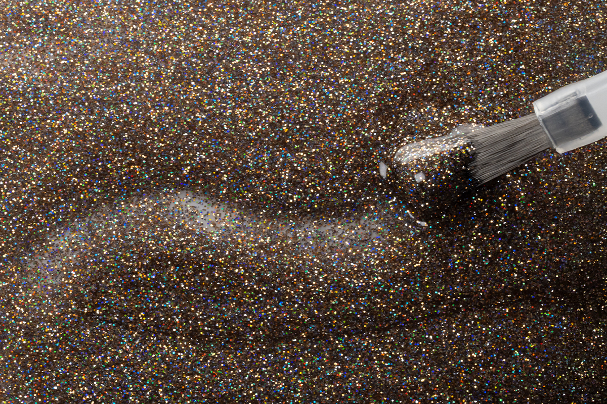 Jolifin LAVENI Shellac - extreme unicorn champagne Glitter 10ml