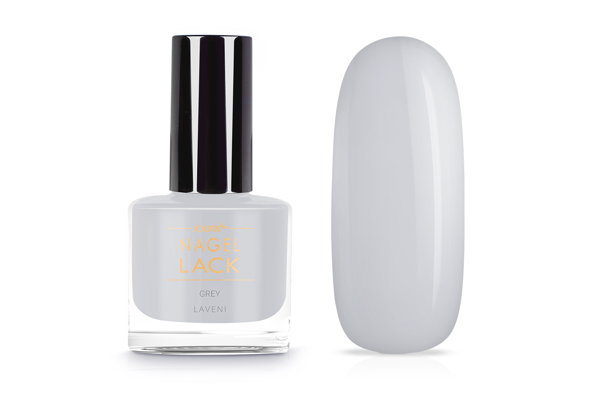 Jolifin LAVENI Nagellack - grey 9ml