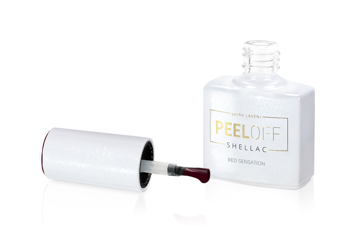 Jolifin LAVENI Shellac PeelOff - red sensation 10ml