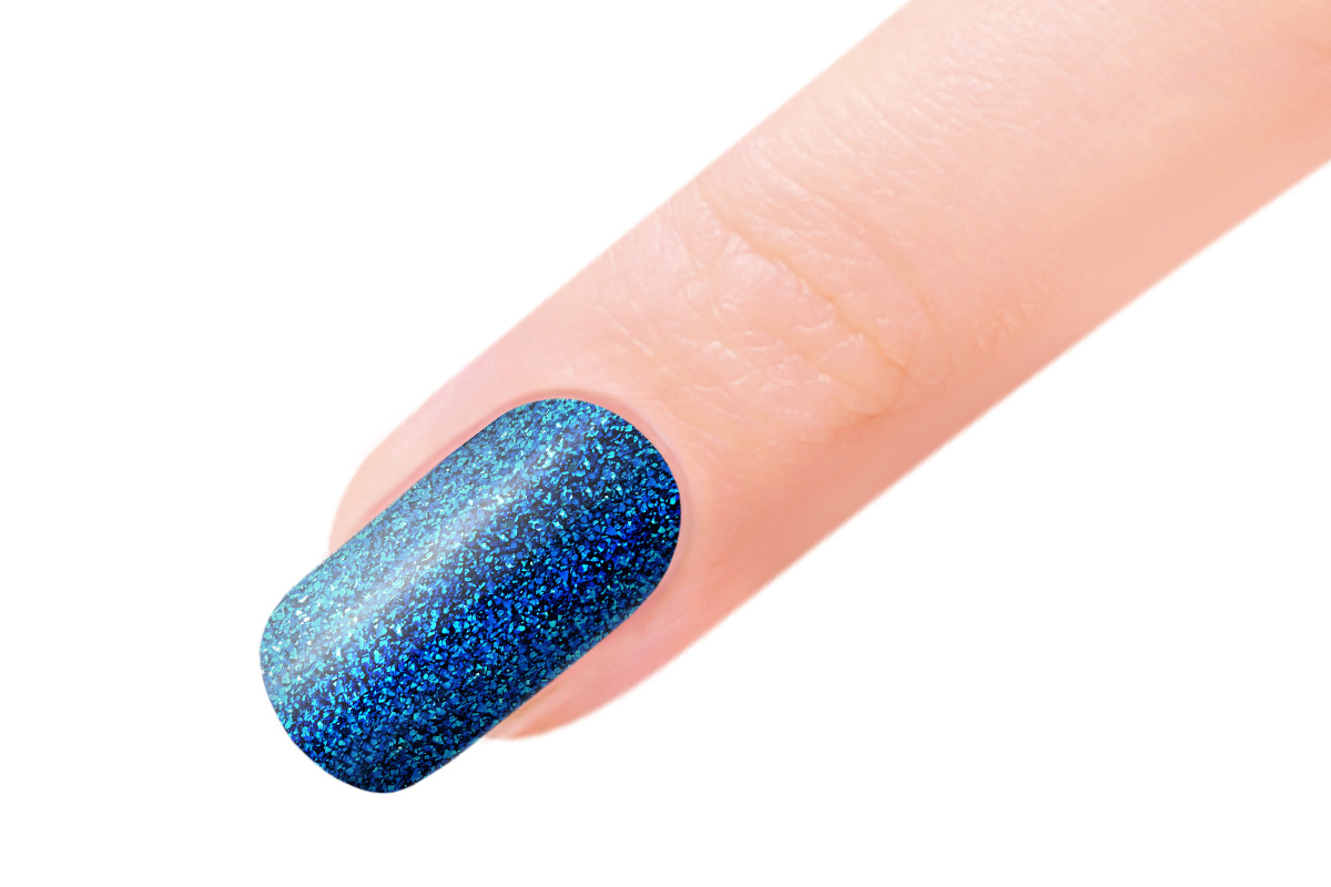 Jolifin LAVENI Farbgel - sparkle chrome blue 5ml