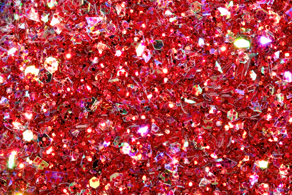 Jolifin LAVENI Sparkle Glitter - sparkling red