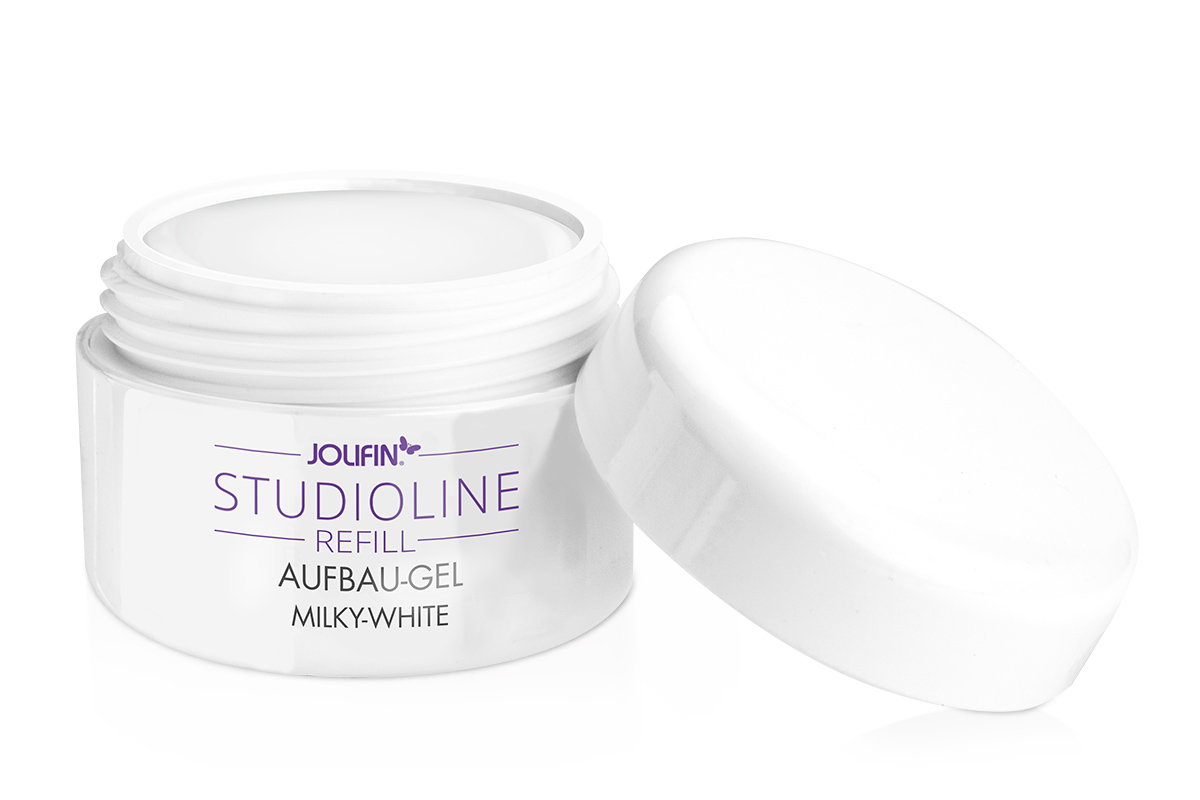 Jolifin Studioline Refill - Aufbau-Gel milky-white 5ml