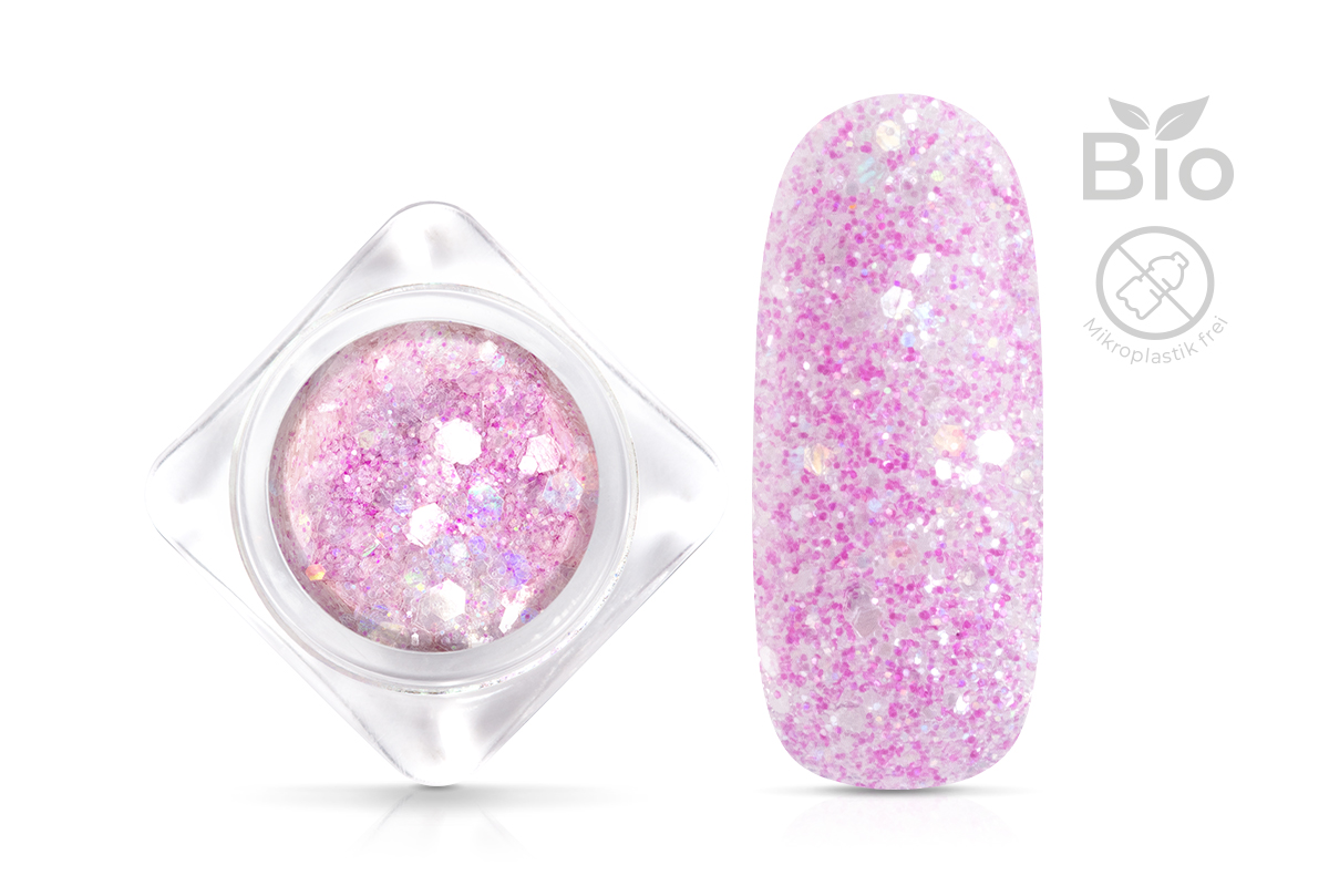 Jolifin Bio Illusion Glitter - pastell-rose