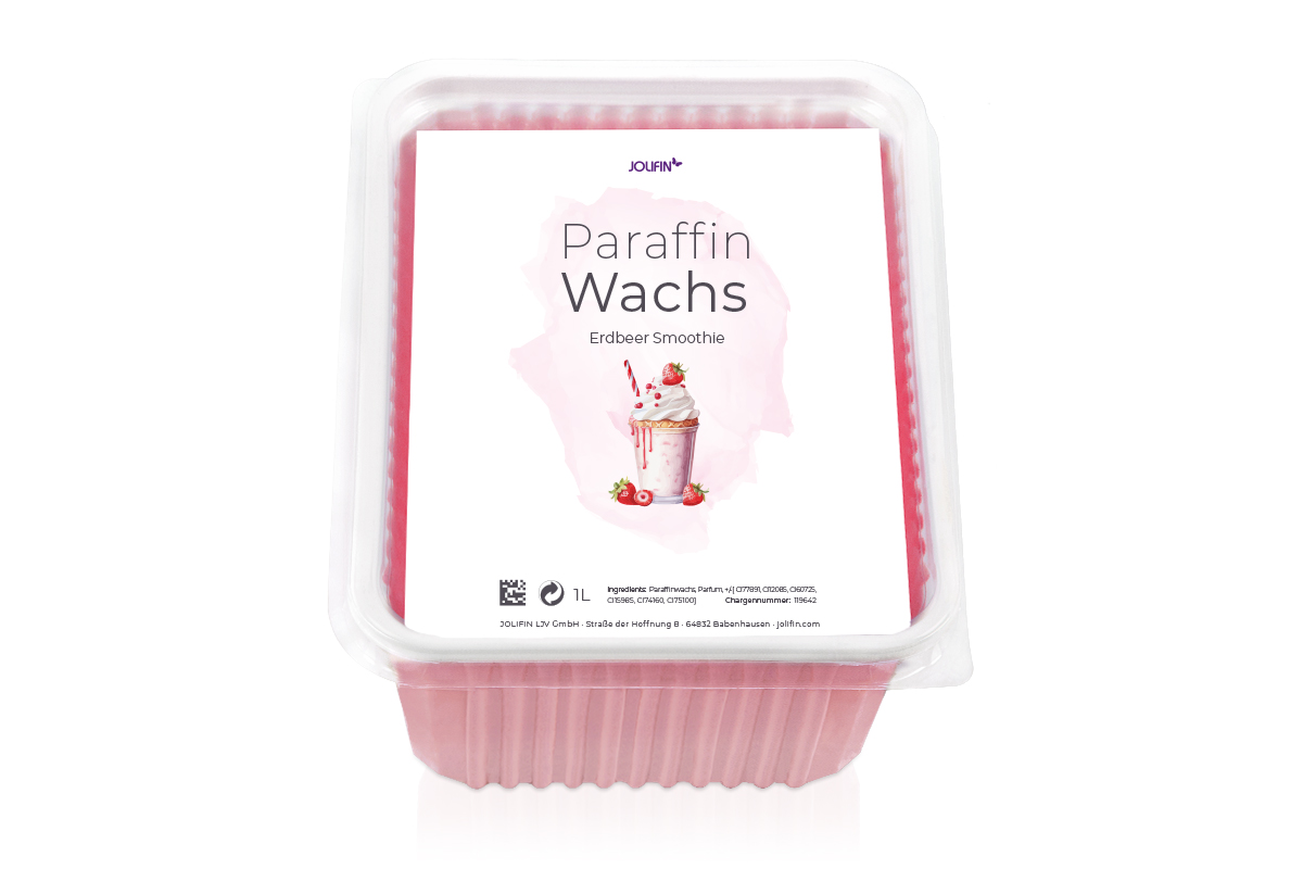 Jolifin Paraffin Wax Block - Strawberry Smoothie 1L