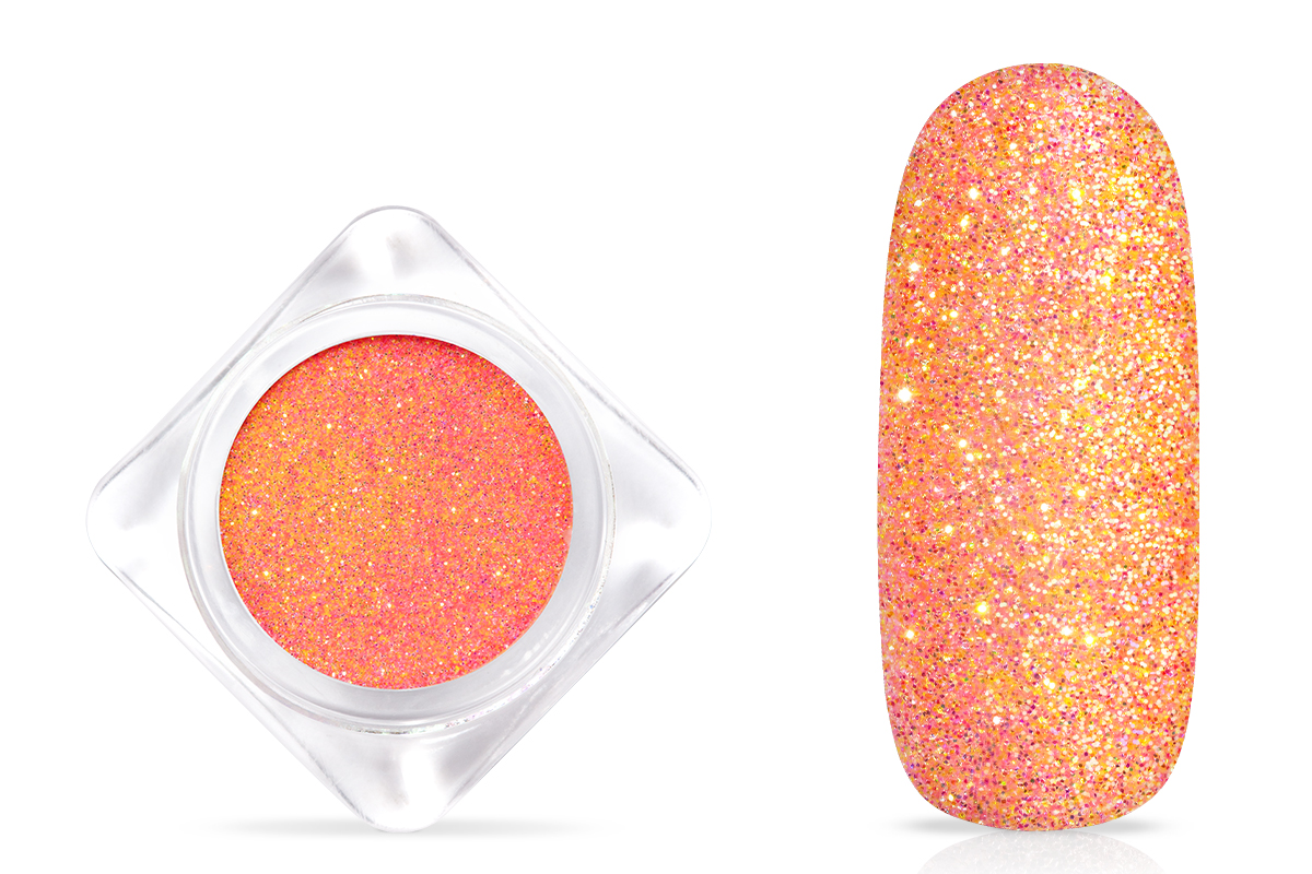 Jolifin Glitterpuder - peach sorbet