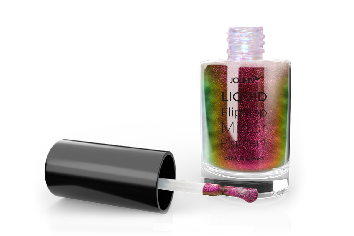 Jolifin Liquid FlipFlop-Mirror Pigment - pink & green