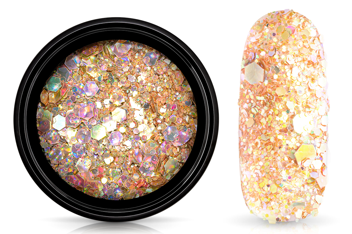 Jolifin Supernova Glitter - hologramm gold