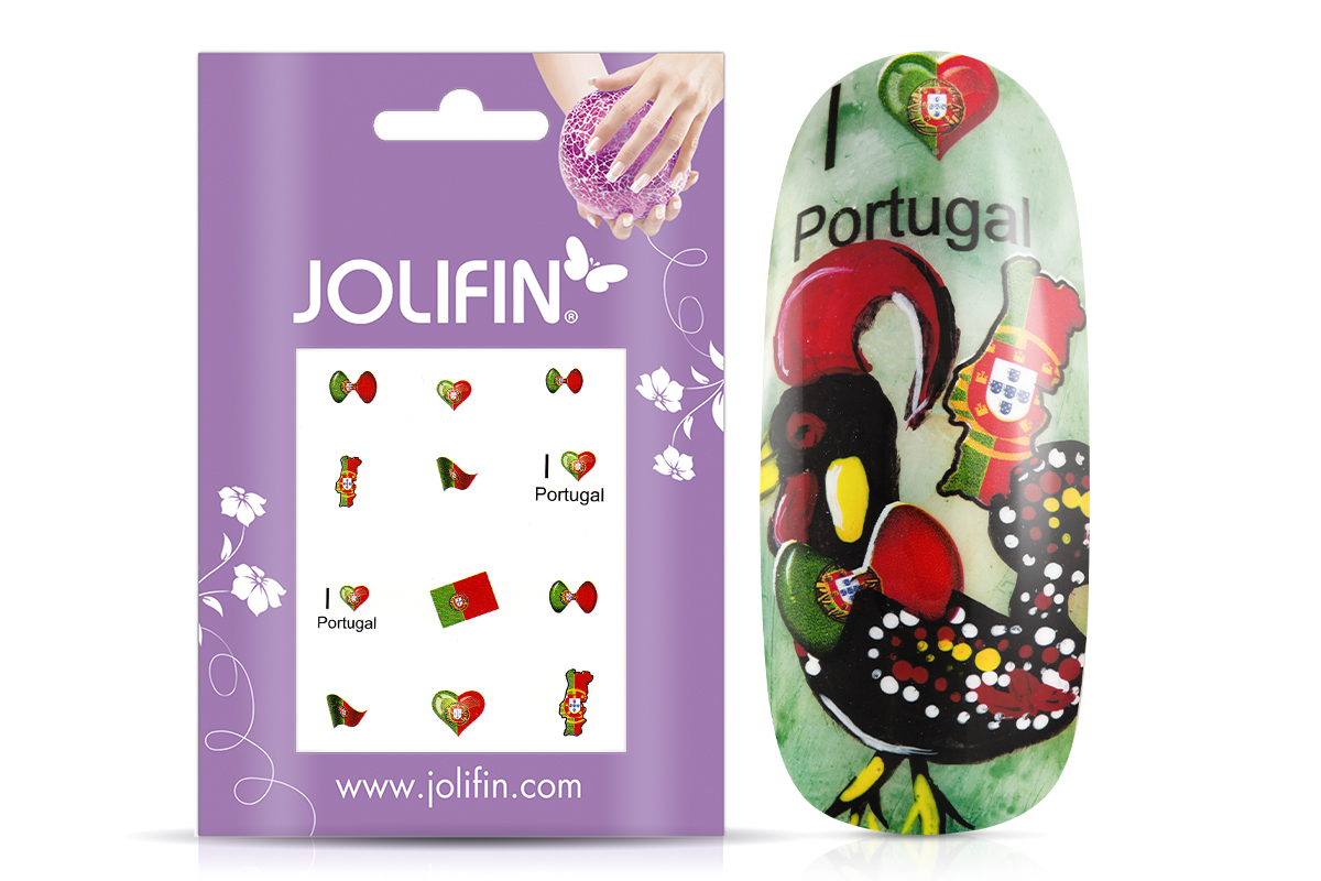 Jolifin Länder Nailart Tattoo - Portugal