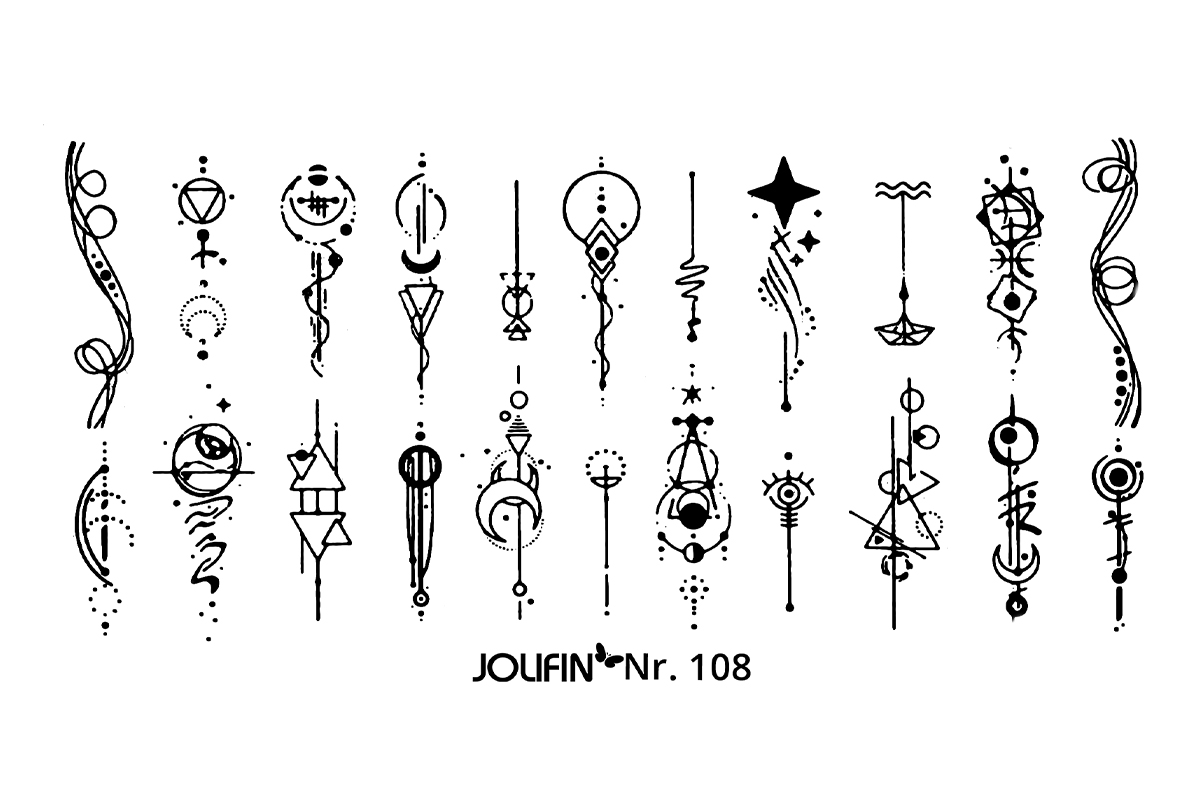 Jolifin Stamping Stencil No. 108