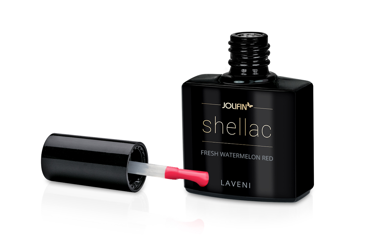 Jolifin LAVENI Shellac - fresh watermelon red 10ml