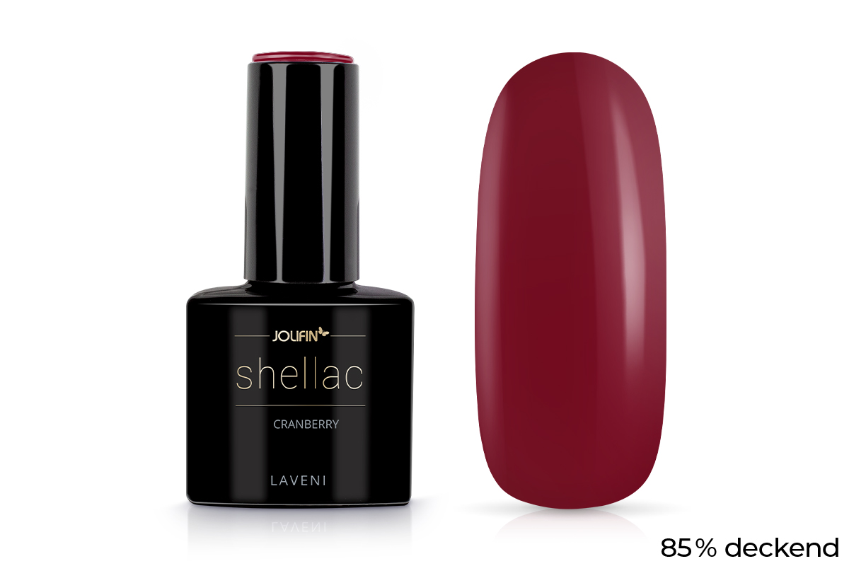 Jolifin LAVENI Shellac - cranberry 10ml