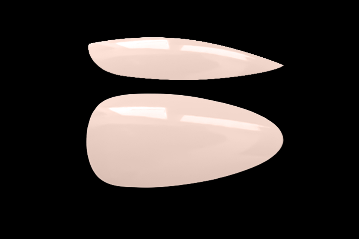 Jolifin 120er Tipbox Press-On ovale Mandel milky nude