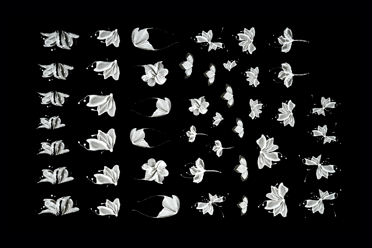 Jolifin LAVENI XL Sticker - Flowers No. 58