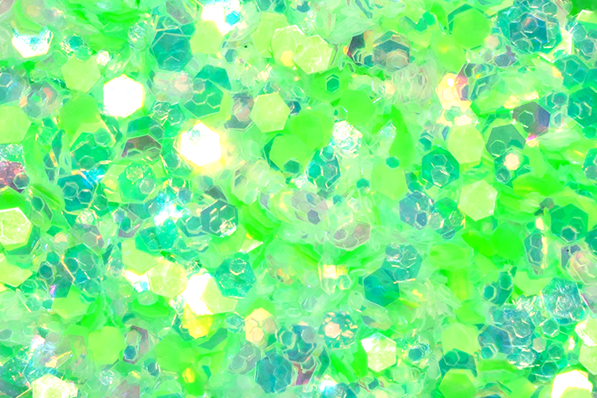 Jolifin Neon Mermaid Glitter - green