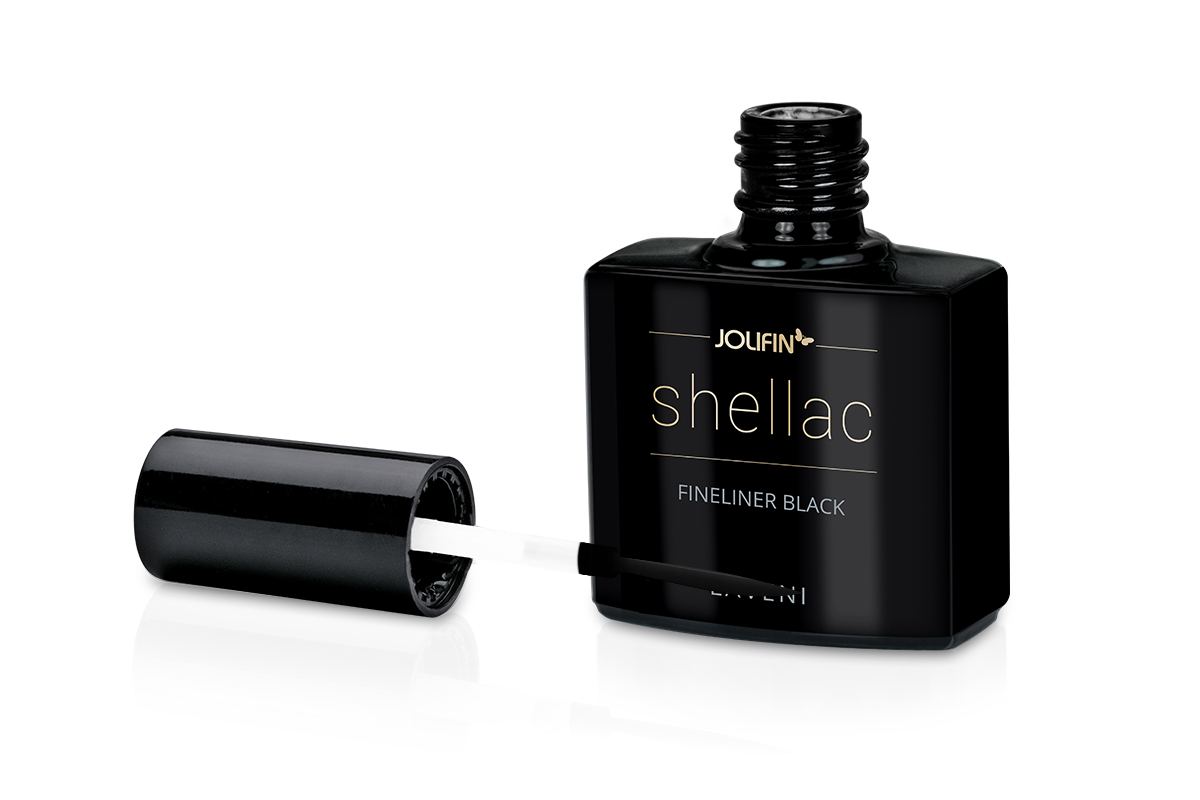 Jolifin LAVENI Shellac Fineliner - black 10ml