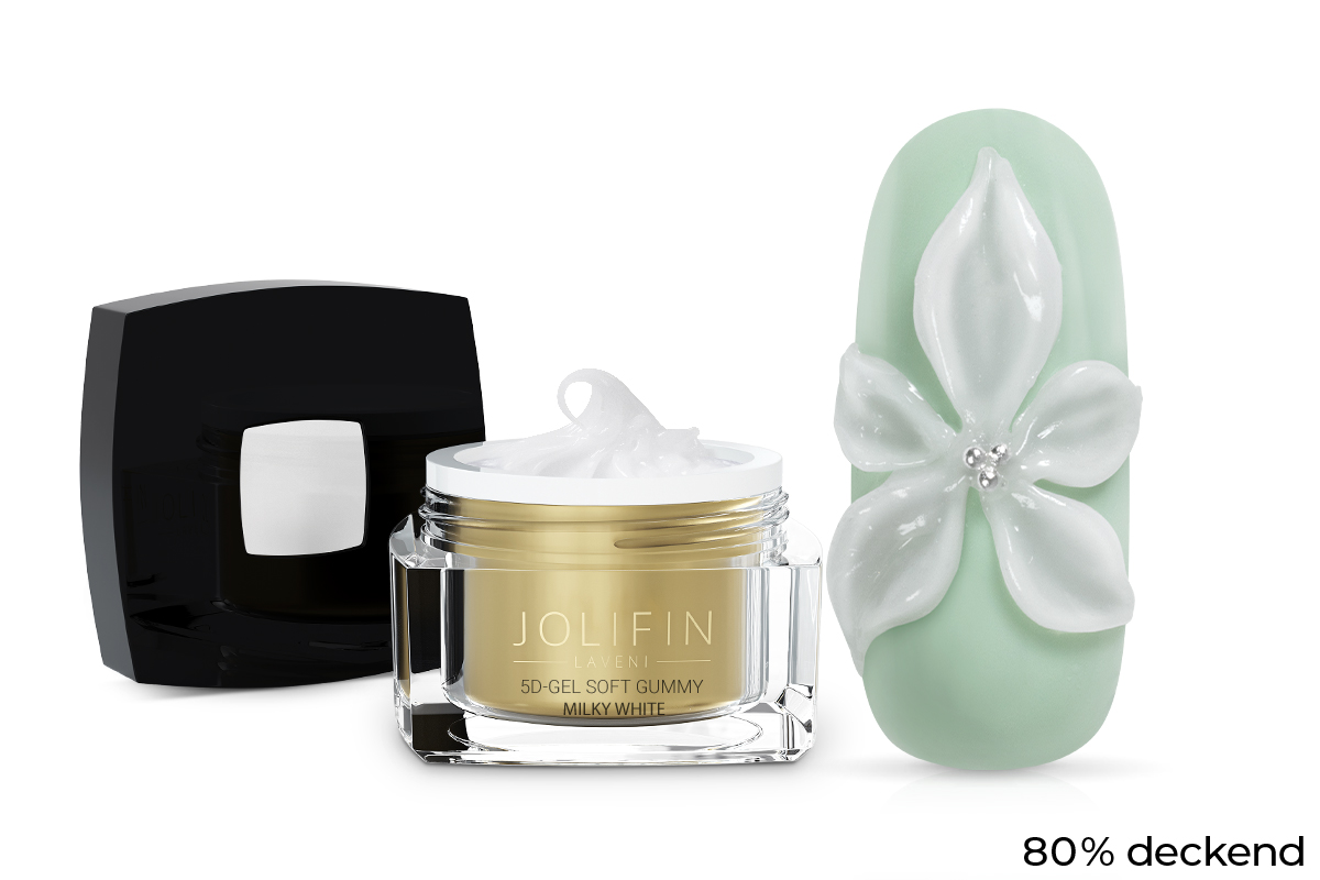 Jolifin LAVENI 5D-Gel Soft Gummy - milky white 5ml