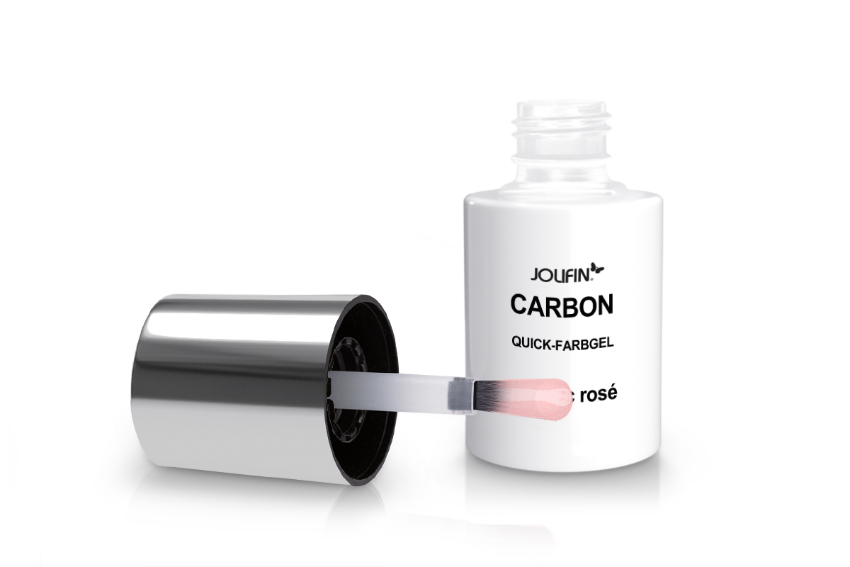 Jolifin Carbon Quick-Farbgel - metallic rosé 11ml