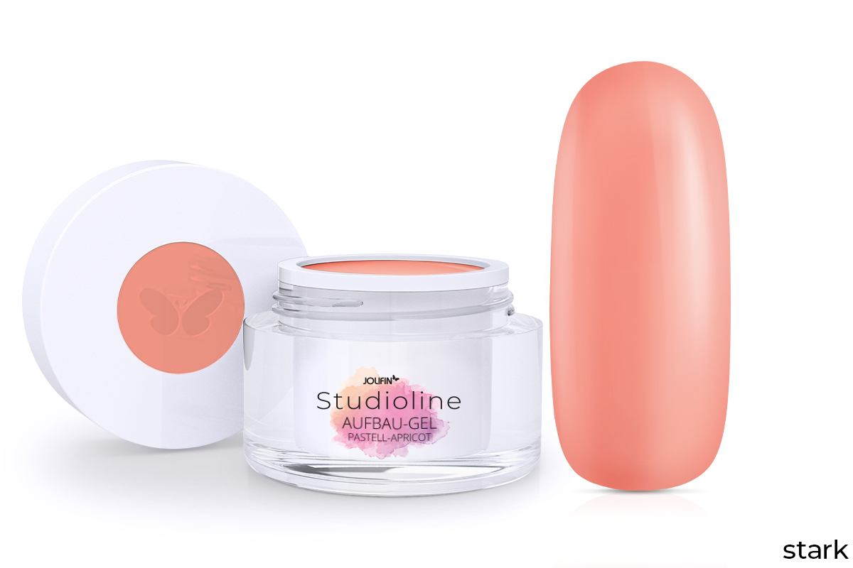Jolifin Studioline Aufbau-Gel - pastell-apricot 15ml