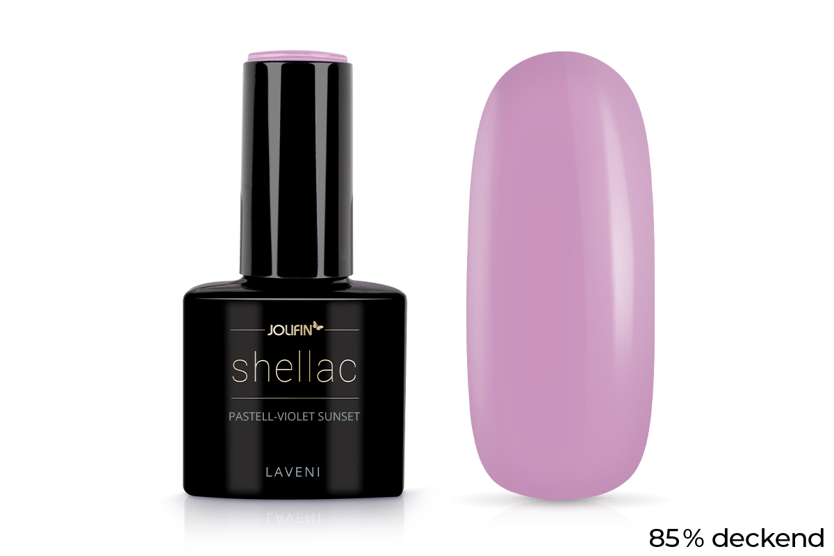 Jolifin LAVENI Shellac - pastell-violet sunset 10ml