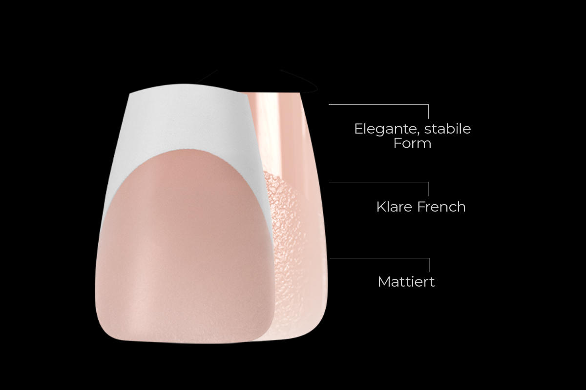 Jolifin 150 Tipbox Press-On Coffin - French-White