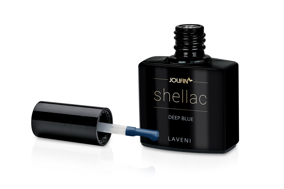 Jolifin LAVENI Shellac - deep blue 10ml