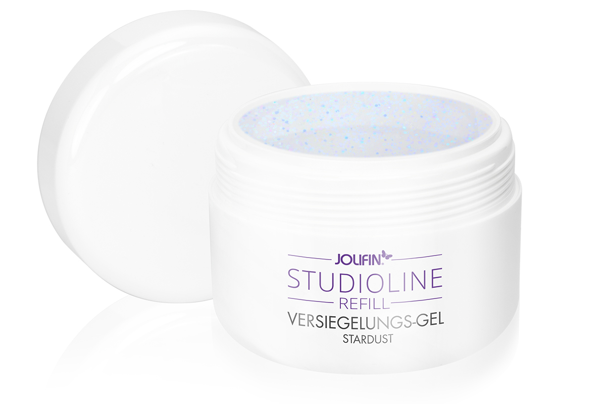 Jolifin Studioline Refill - Versiegelungs-Gel stardust 250ml